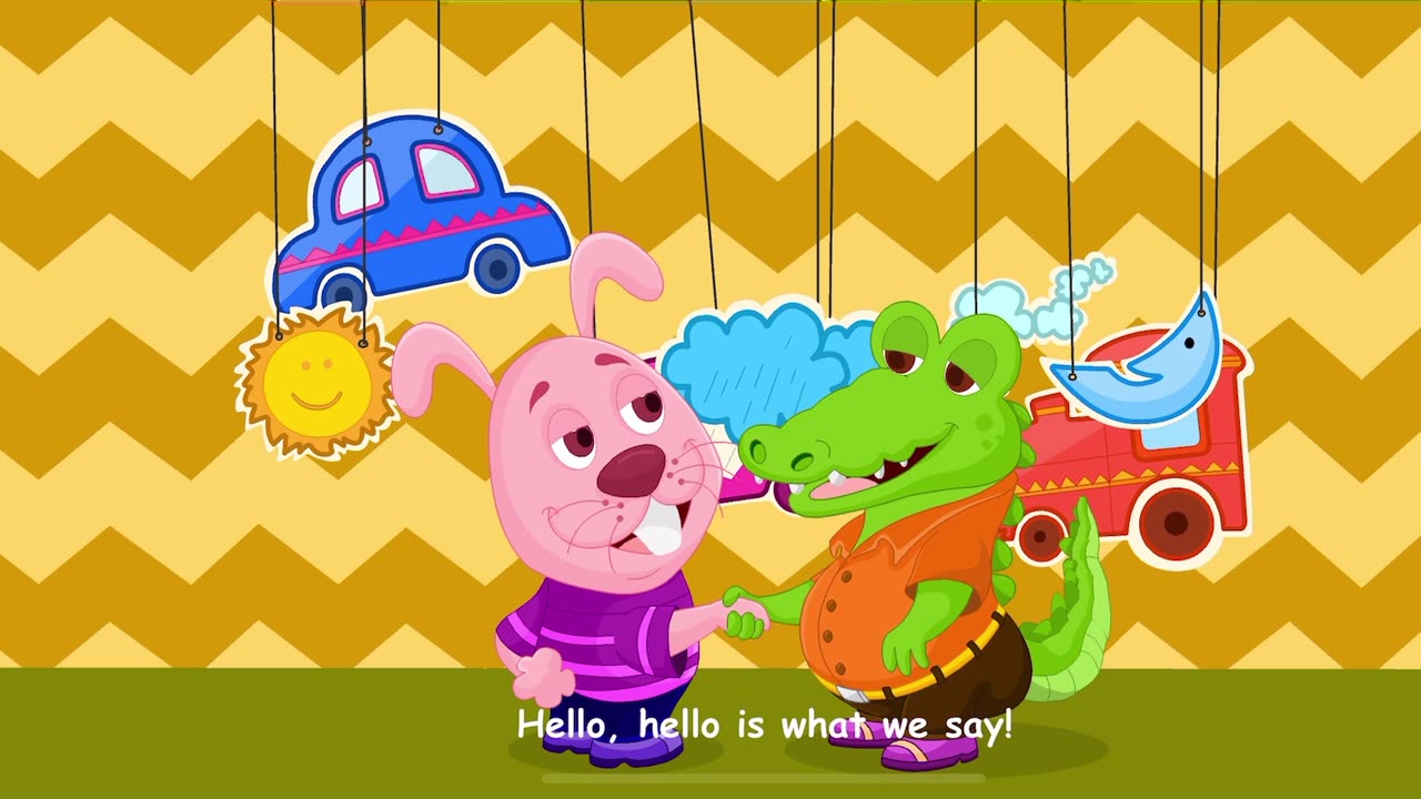 Hello how are you - Kids Rhymes - Learning Videos