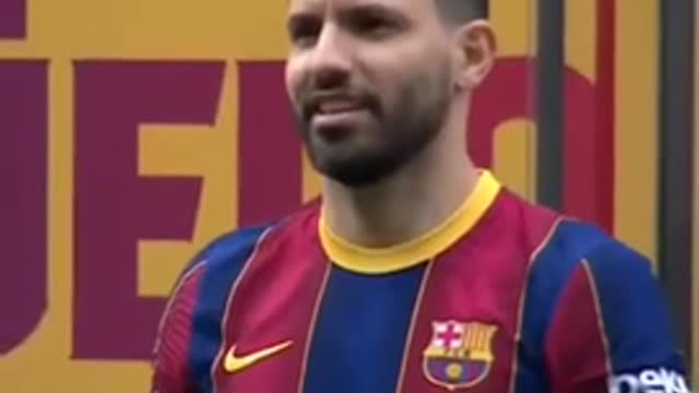 Sergio Aguero unveiled as Barcelona player