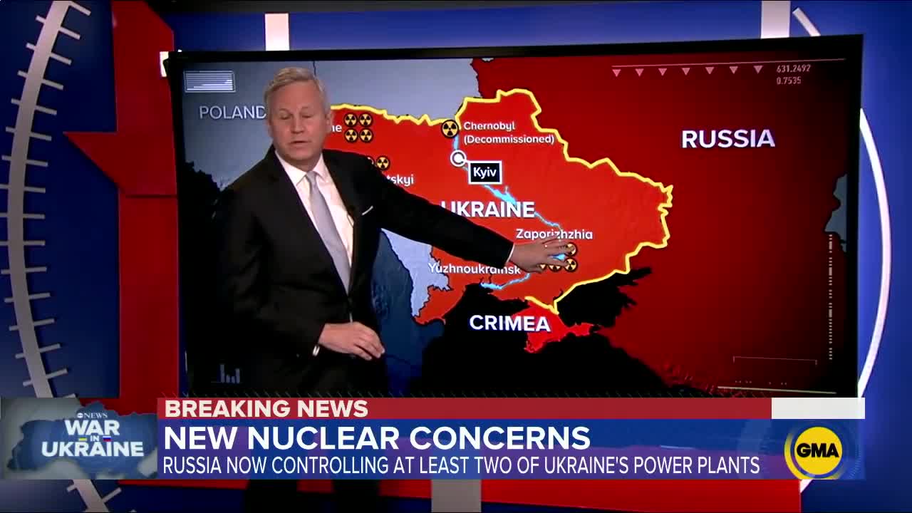 Russia in control of 2 Ukrainian nuclear power plants