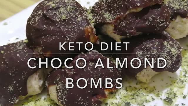 Easy Keto Diet Recipe Choco Almond Fat Bombs