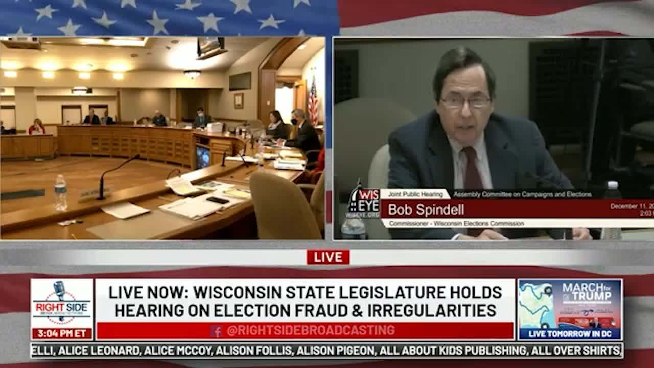 Witness #10 Speaks at Wisconsin Legislature Hearing on Election Integrity. 12/10/20.