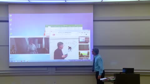 Math Professor Fixes Projector Screen (April FoolsPrank)