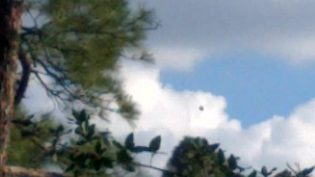 Helicopter with water bucket