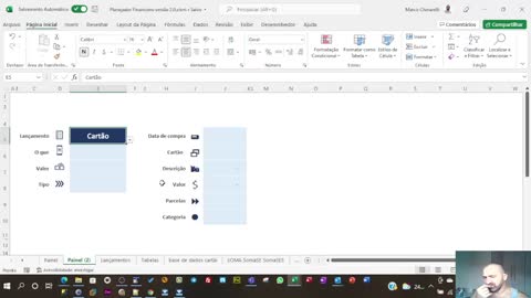 Excel Utilizando Formatação Condicional para criar Menus que são exibidos e escondidos