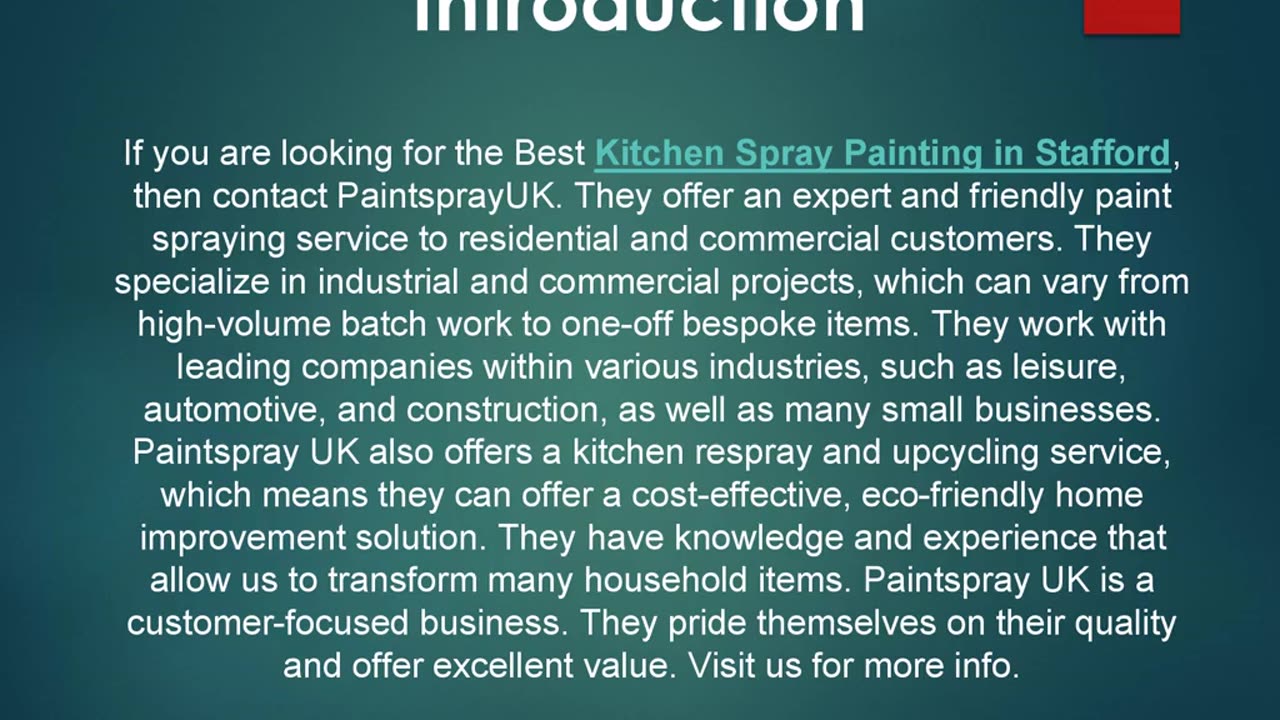 Best Kitchen Spray Painting in Stafford