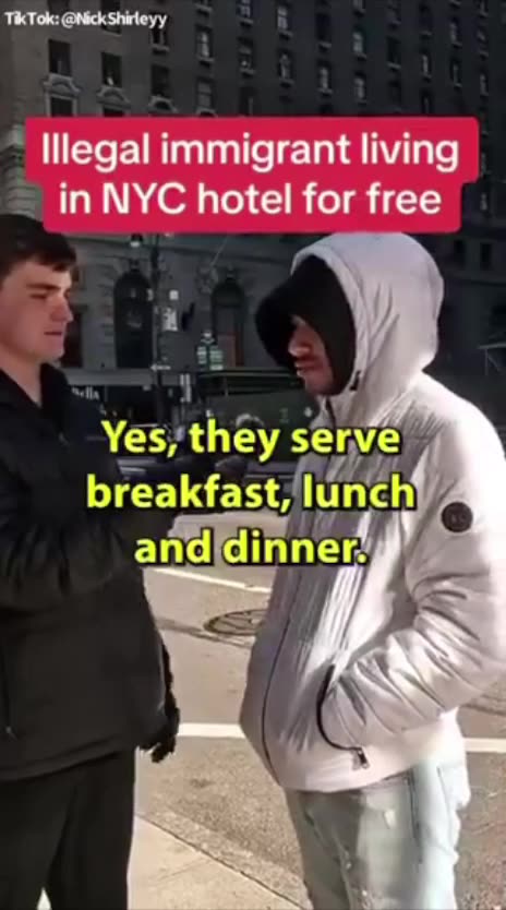 Wow! Illegal Immigrant Living in a NYC Hotel for FREE!!!