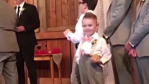 Wedding fails with kids