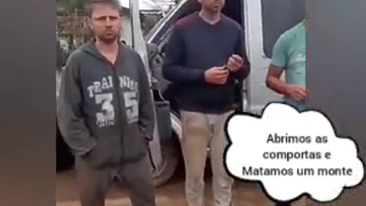 O ladrão e o Merenda mandaram abrir as comportas ; já que ninguém vai se vacinar abram as comportas