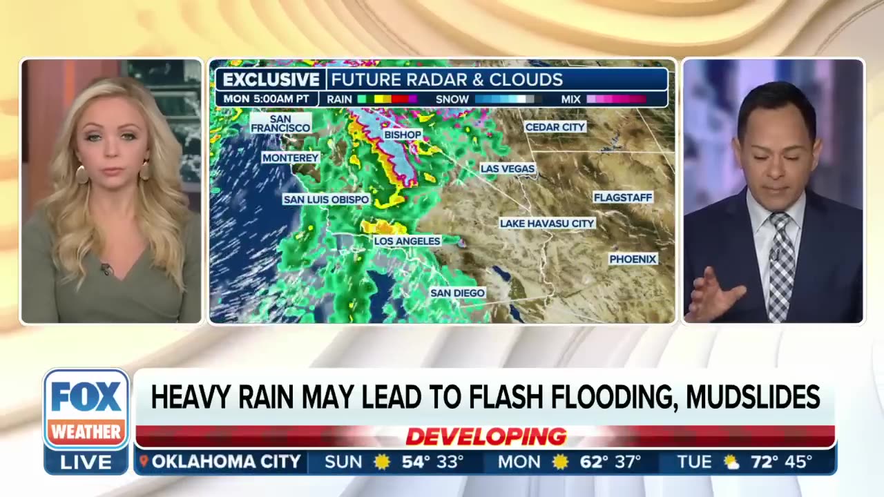 Flash Flooding_ Landslides Likely In CA As Another Atmospheric River Storm Set To Slam Golden State