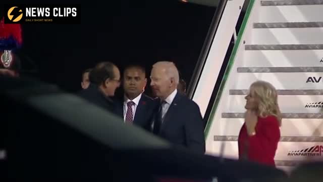 Arrival Of President Joe Biden At Rome On Board Air Force 1