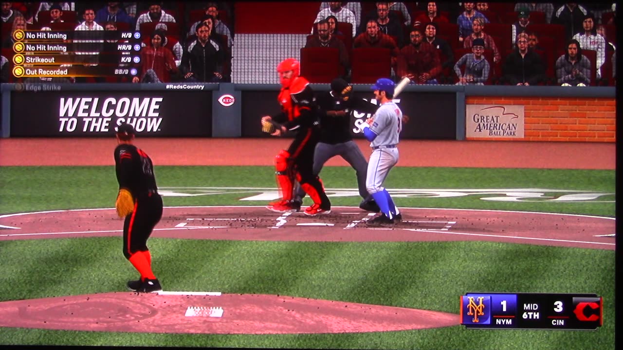MLB The Show: Cincinnati Reds vs New York Mets (S4 G20)