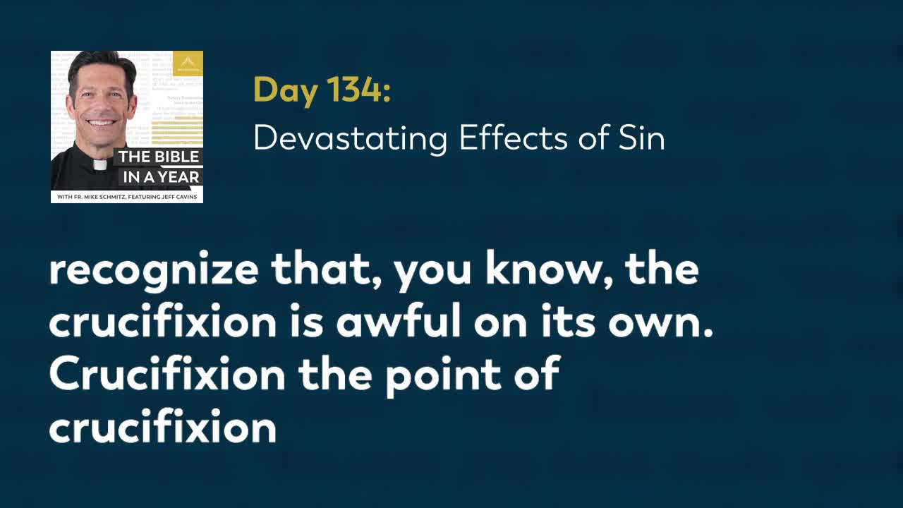 Day 134: Devastating Effects of Sin — The Bible in a Year (with Fr. Mike Schmitz)