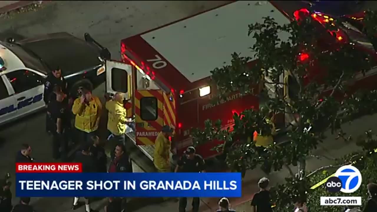 17-year-old boy shot outside Ralphs store after high school football game in Granada Hills