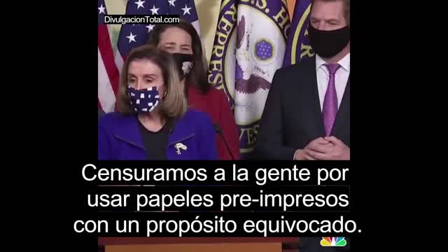 13-FEB-2021 Pelosi Furiosa por Resultado de Impeachment a Trump