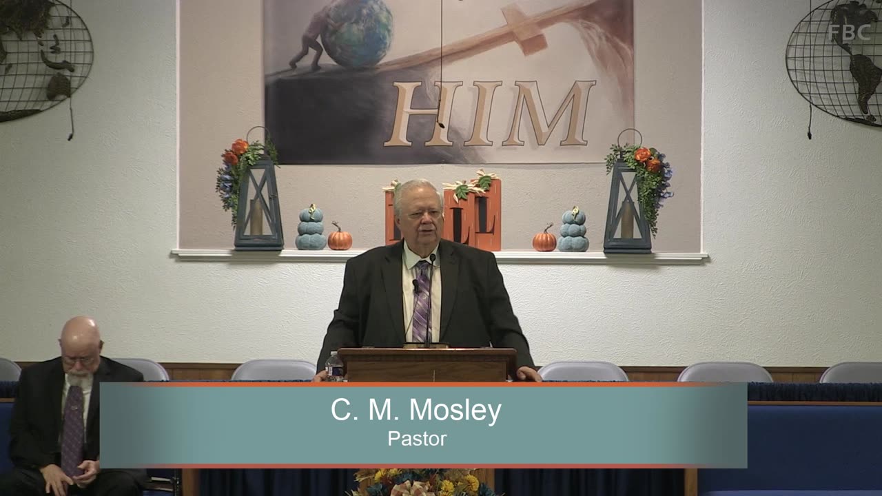 Pastor C. M. Mosley, Thankful For God's Goodness, Psalms 135:3, Sunday Evening, 11/24/2024