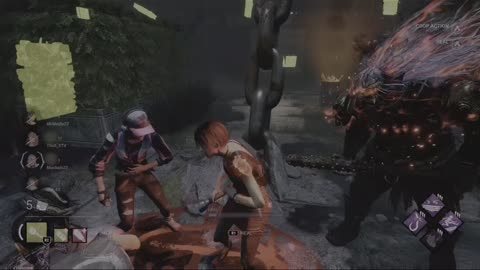 The Oni kills 4 survivors in ONE attack! Dead By Daylight