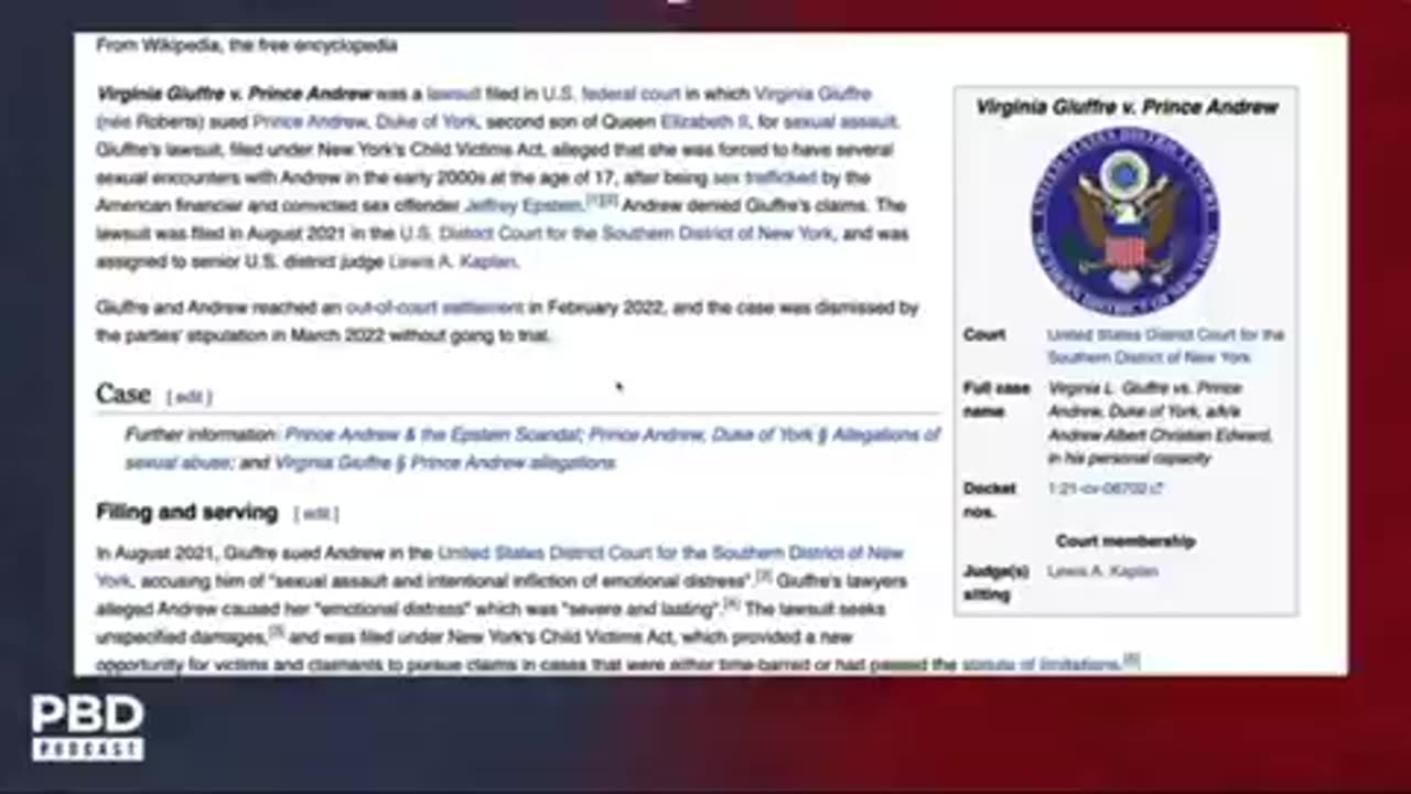 Judge Kaplan Ruled Donald Trump Was Guilty Of Raping E. Jean Carroll but Dismissed Prince Andrew’s