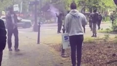 Antifa Attacks Volunteers Supporting Republican Gubernatorial Candidate In Portland
