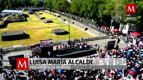 Morena fija meta de 900 mil afiliados tras cierre de giras en Tlatelolco