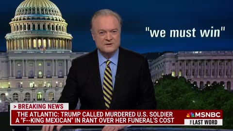 Lawrence: Obama hits 'loonier' Trump as Trump's WH chief of staff calls him a 'fascist'