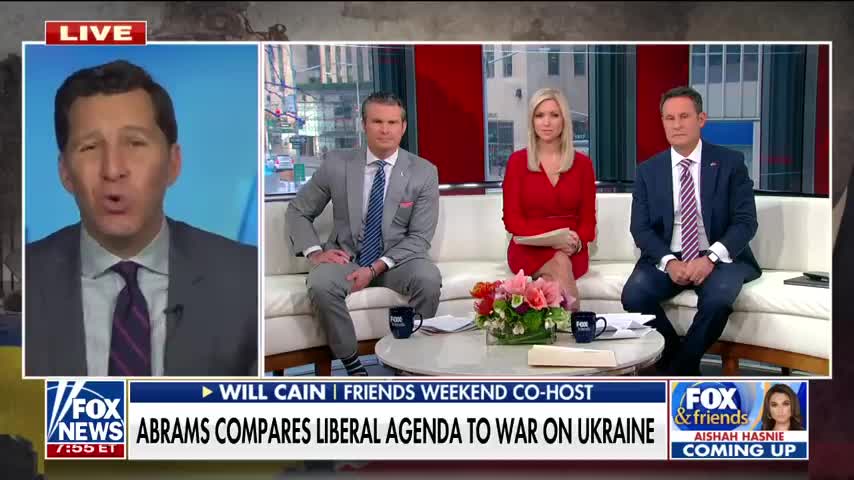 Will Cain: Stacey Abrams mocked for 'absurd' comparison to Ukrainians