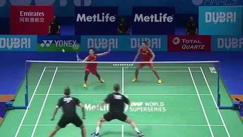 Badminton match