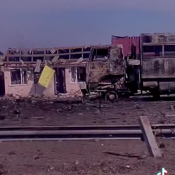 The destroyed column of the Armed Forces of Ukraine in the Kherson region