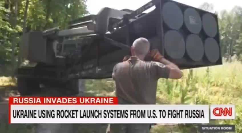 CNN reported that the afu are are using American MLRS HIMARS to shell Donbass.