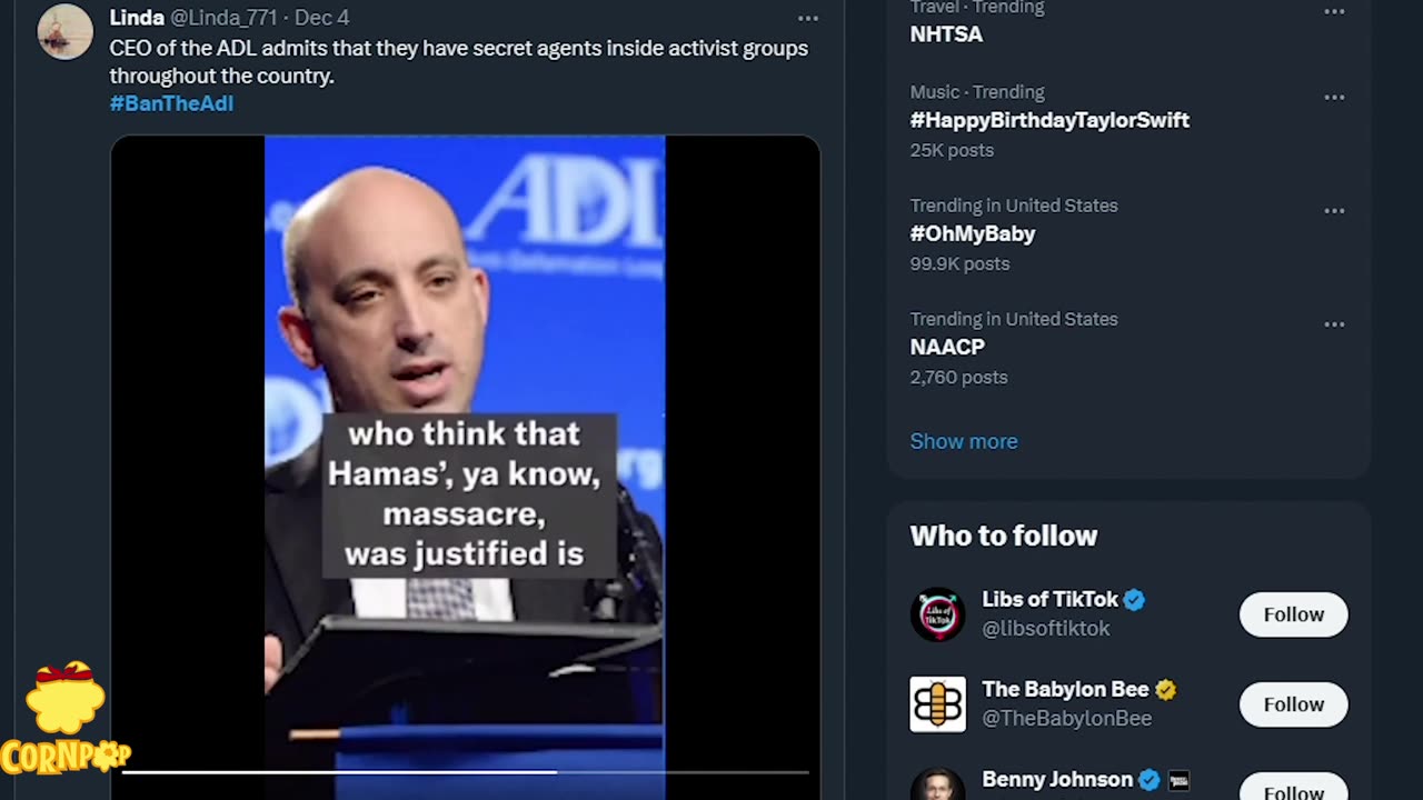 Jonathan Greenblatt admits there are agents inside activist groups