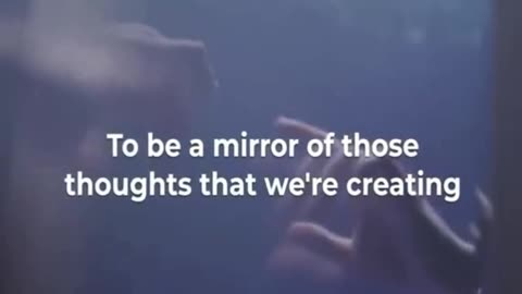 What we think we create