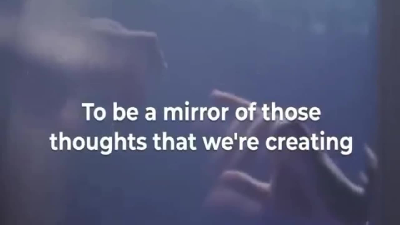 What we think we create