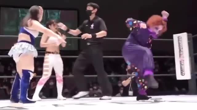 Japanese Beauty Wrestling Competition