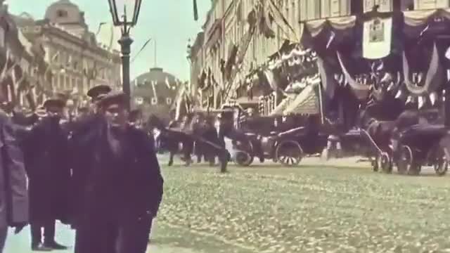 Moscow in 1896 video from the past