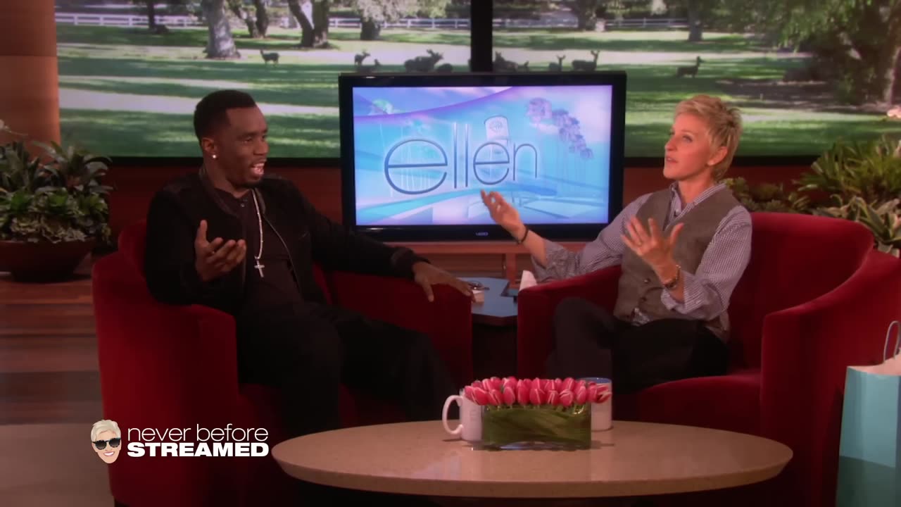 Diddy Calls Ellen Out About Inviting Her to His Party