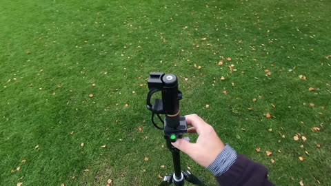 Camera on head mount test footage