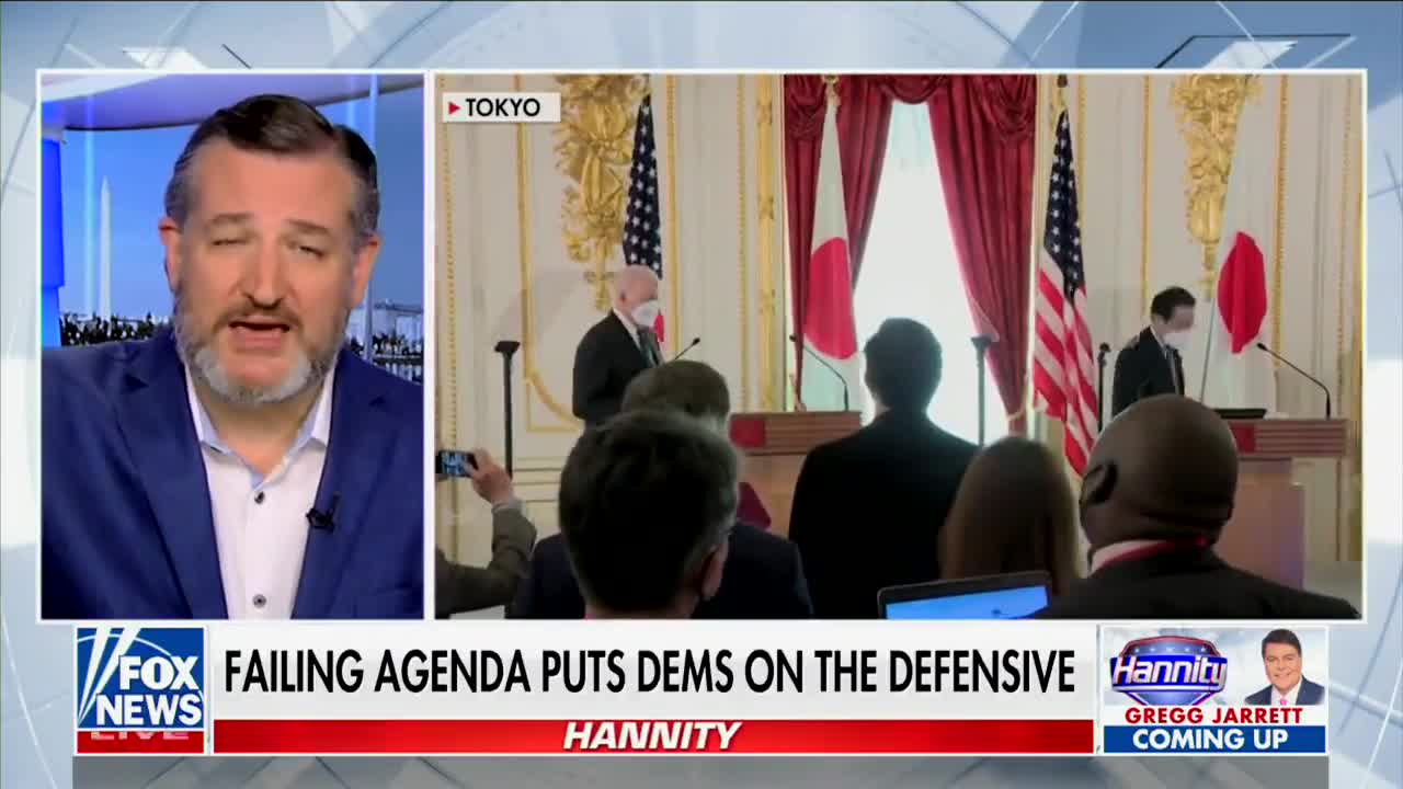 Senator Ted Cruz (R-TX) Blasts Biden for Calling High Gas Prices 'Incredible Transition'