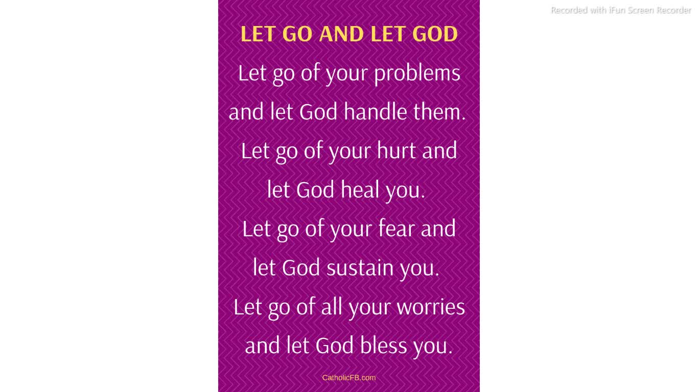 Let Go And Let God