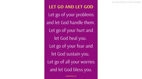 Let Go And Let God