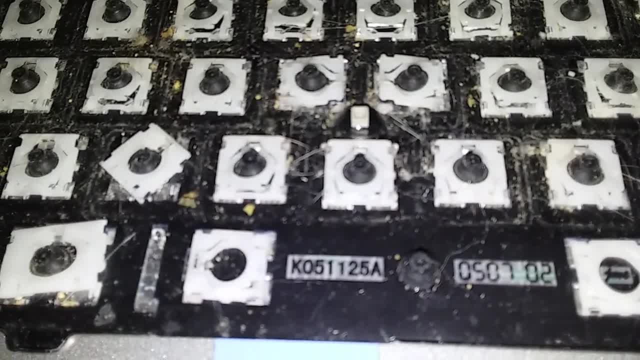 Gross 16 year old keyboard