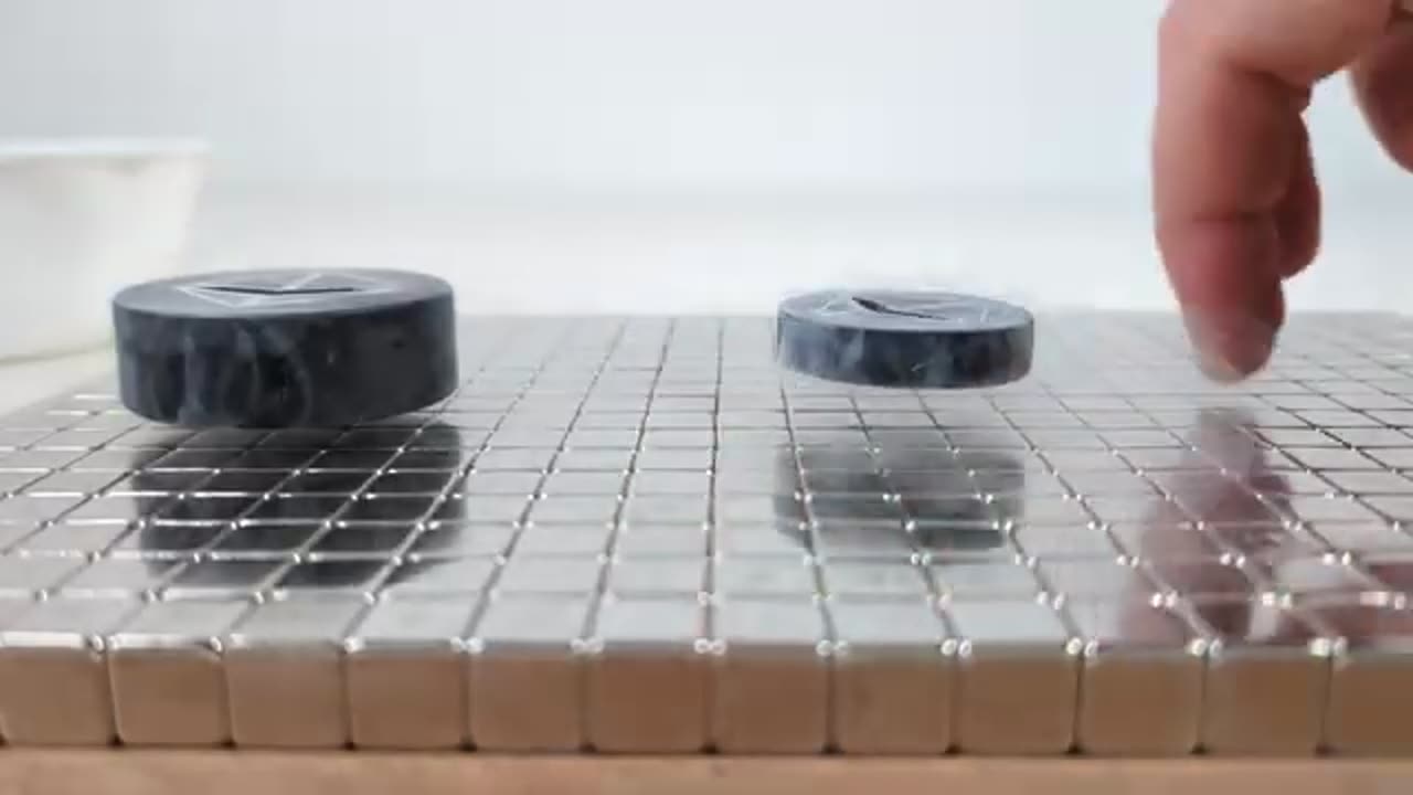 Supercooled Magnetic LevitationL Magnetic Games