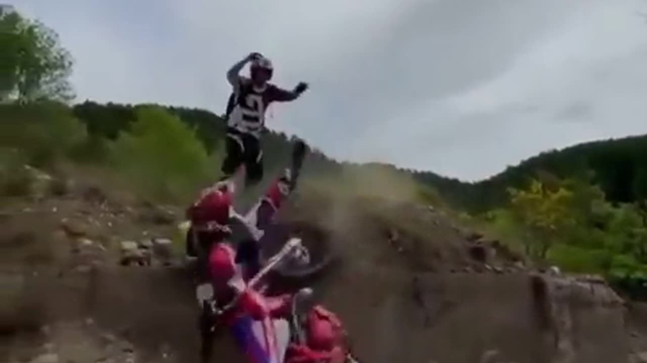 Motorcycle stunt