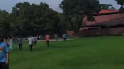 Prime minister's palace in Bangladesh was overrun by demonstrators.