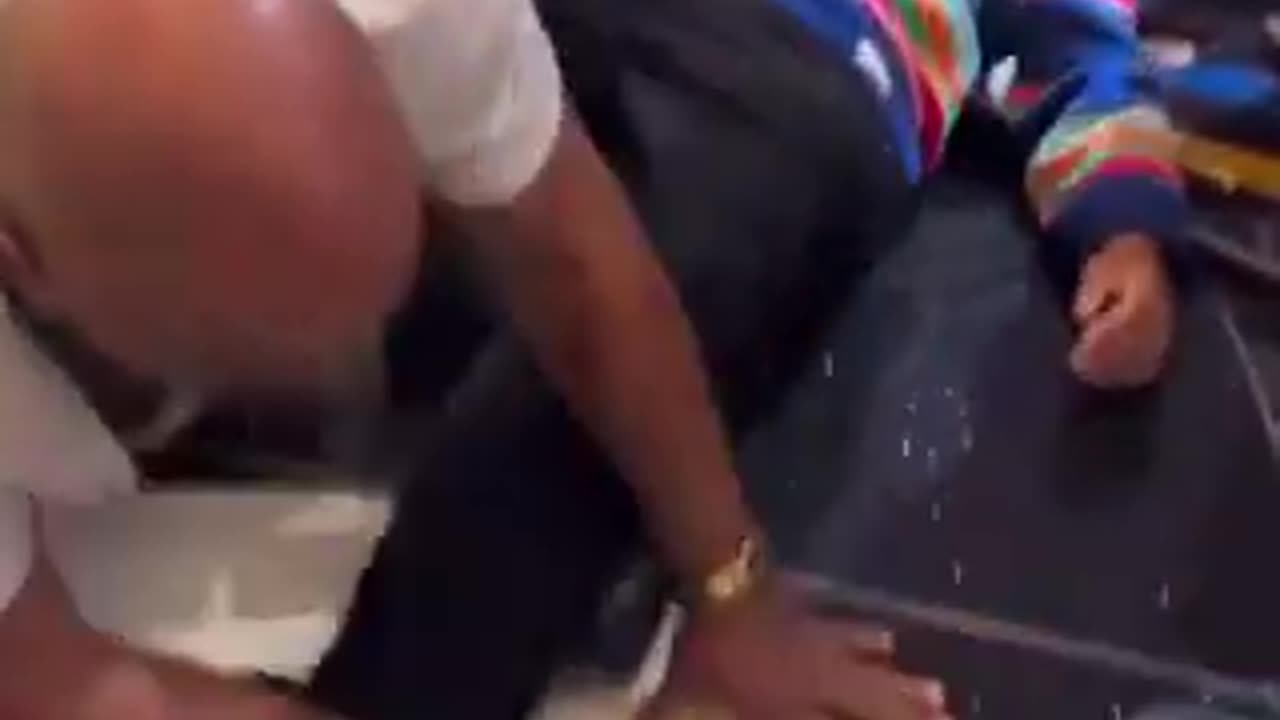 A violent altercation resulting in bloodshed erupted at the MGM casino in Las Vegas.