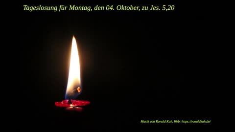 Tageslosung für Montag, den 04. Oktober, zu Jes. 5,20