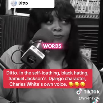 Ditto - In the self- loathing, black hating, Samuel Jackson, Django character