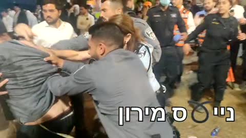 Terrorists in uniforms putting Jews in their place