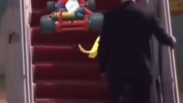 Joe Biden Falling Down The Stairs Meme