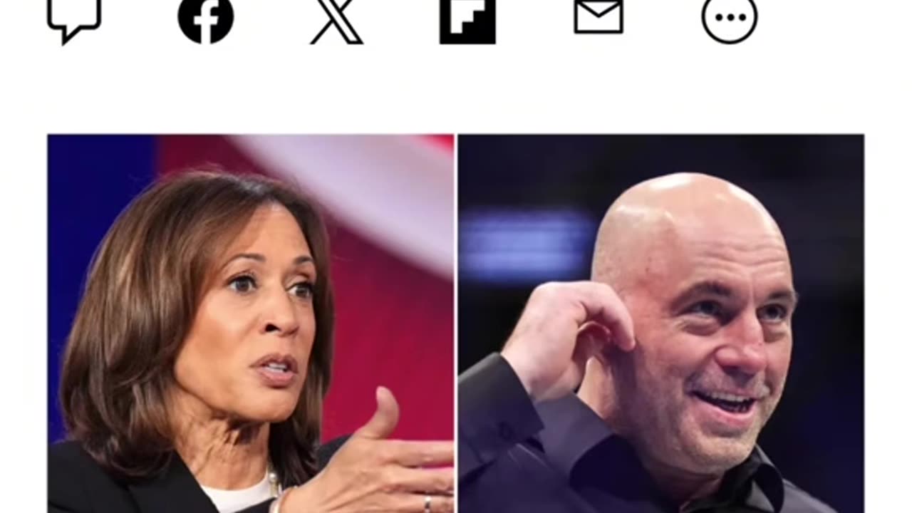 Joe Rogan Still Wants The Harris Interview To Still Happen!