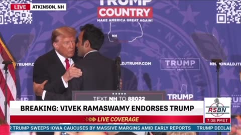 President Trump says Vivek is going to be working with us for a long time