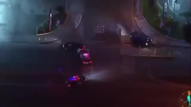 PIT Move and Drifty Slide Ends Police Chase